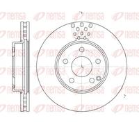 REMSA Disco freno 6676.10 Ventilato Ø295,2 mm Anteriore 2 pezzi per Mercedes Classe W211 S211