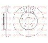 2x Disco freno Assale anteriore ventilato 6681.10 REMSA per NISSAN ALMERA TINO