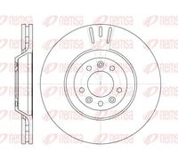 REMSA Disco freno 6691.10 2 pezzi anteriore ventilato Ø330 mm per Peugeot 407 / Citroën C5