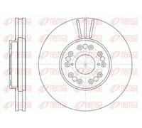 2x Disco freno Assale anteriore ventilato 6793.10 REMSA per LEXUS LS GS IS I