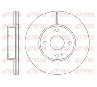 2x Disco freno Assale anteriore ventilato 6843.10 REMSA per MAZDA MX-5 I 323 F V