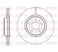2x Disco freno Assale anteriore ventilato 6866.10 REMSA per VOLVO XC90 I S60 I