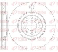 REMSA Disco freno 6965.10 assale anteriore ventilato per Alfa Romeo 159 Brera 2x