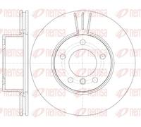 2x Disco freno Assale anteriore ventilato 6974.10 REMSA per BMW 3 Cabriolet 3 1