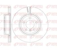 REMSA Disco freno 6978.10 anteriore ventilato Ø324,8 mm per BMW X3 - 2 pezzi