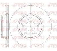 REMSA Disco freno 6986.10 Anteriore ventilato Ø281,8 mm – 2 pezzi