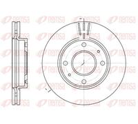 2x Disco freno Assale anteriore ventilato 6987.10 REMSA per HYUNDAI ELANTRA III