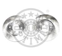 2x Disco freno Assale anteriore ventilato BS-8128C OPTIMAL per HONDA JAZZ II