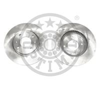 2x Disco freno Assale anteriore ventilato BS-8196C OPTIMAL per HYUNDAI KIA