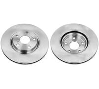 2x Disco freno Assale anteriore ventilato BS-8264C OPTIMAL per TOYOTA AVENSIS