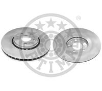 2x Disco freno Assale anteriore ventilato BS-8302HC OPTIMAL per RENAULT LATITUDE