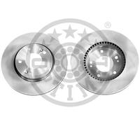 2x Disco freno Assale anteriore ventilato BS-8434HC OPTIMAL per HYUNDAI KIA