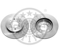 2x Disco freno Assale anteriore ventilato BS-8554C OPTIMAL per HONDA JAZZ II