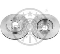Optimal Disco freno BS-8738C anteriore ventilato Ø258 mm rivestito per Mazda 2 – 2 pezzi