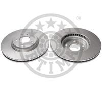2x Disco freno Assale anteriore ventilato BS-9256HC OPTIMAL per FORD