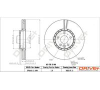 2x Disco freno Assale anteriore ventilato DP1010.11.1506 Drve+ per VOLVO