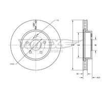 TOMEX brakes TX 73-85 Disco freno