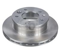 2x Disco freno Assale anteriore ventilazione interna 07517 FEBI BILSTEIN per VW