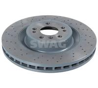 2x Disco freno Assale anteriore ventilazione interna 10 10 4952 SWAG