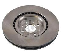 2x Disco freno Assale anteriore ventilazione interna 106491 FEBI BILSTEIN