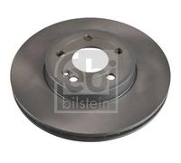 2x Disco freno Assale anteriore ventilazione interna 107509 FEBI BILSTEIN
