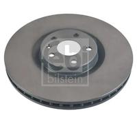 2x Disco freno Assale anteriore ventilazione interna 107725 FEBI BILSTEIN