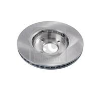 2x Disco freno Assale anteriore ventilazione interna 108407 FEBI BILSTEIN