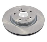 2x Disco freno Assale anteriore ventilazione interna 108472 FEBI BILSTEIN