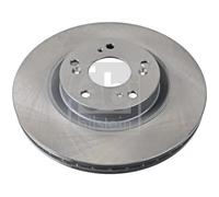 2x Disco freno Assale anteriore ventilazione interna 108485 FEBI BILSTEIN