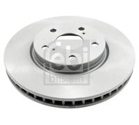 2x Disco freno Assale anteriore ventilazione interna 108498 FEBI BILSTEIN