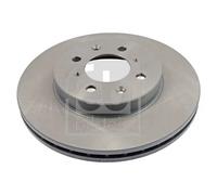 2x Disco freno Assale anteriore ventilazione interna 108500 FEBI BILSTEIN