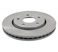 2x Disco freno Assale anteriore ventilazione interna 108509 FEBI BILSTEIN