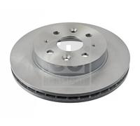 2x Disco freno Assale anteriore ventilazione interna 108517 FEBI BILSTEIN
