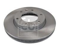 2x Disco freno Assale anteriore ventilazione interna 108555 FEBI BILSTEIN