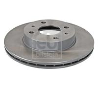 FEBI BILSTEIN Disco freno 108557, assale anteriore, ventilazione interna, 2 pezzi per NISSAN