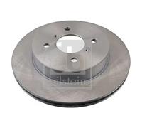 2x Disco freno Assale anteriore ventilazione interna 108565 FEBI BILSTEIN