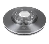 2x Disco freno Assale anteriore ventilazione interna 108573 FEBI BILSTEIN