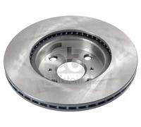 2x Disco freno Assale anteriore ventilazione interna 108587 FEBI BILSTEIN