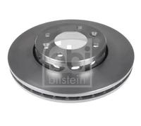 2x Disco freno Assale anteriore ventilazione interna 108588 FEBI BILSTEIN