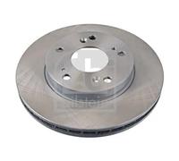 2x Disco freno Assale anteriore ventilazione interna 108613 FEBI BILSTEIN