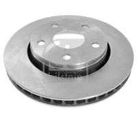 2x Disco freno Assale anteriore ventilazione interna 108621 FEBI BILSTEIN