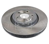 2x Disco freno Assale anteriore ventilazione interna 108654 FEBI BILSTEIN