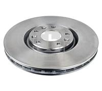 2x Disco freno Assale anteriore ventilazione interna 108684 FEBI BILSTEIN