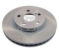2x Disco freno Assale anteriore ventilazione interna 15295 FEBI BILSTEIN