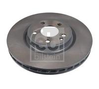2x Disco freno Assale anteriore ventilazione interna 170756 FEBI BILSTEIN