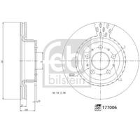 FEBI BILSTEIN 177006 Disco freno