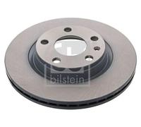 2x Disco freno Assale anteriore ventilazione interna 18398 FEBI BILSTEIN per VW