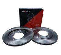 2x Disco freno Assale anteriore ventilazione interna 19-0960 MAXGEAR per SUZUKI