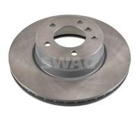 2x Disco freno Assale anteriore ventilazione interna 20 92 4342 SWAG per BMW 5 6