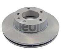 2x Disco freno Assale anteriore ventilazione interna 22240 FEBI BILSTEIN
